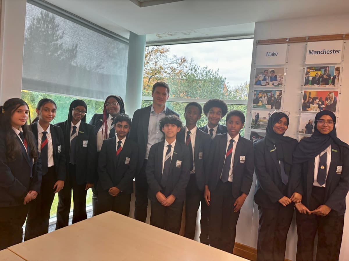 Microsoft UK CEO Inspires Manchester Academy Students