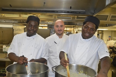 Two former Manchester Academy students start chef apprenticeships at Midland Hotel