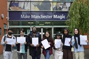 Manchester Academy students celebrate GCSE results