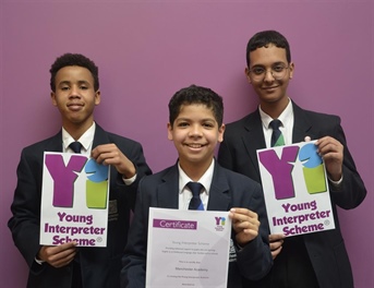 Our EAL students awarded Young Interpreters status