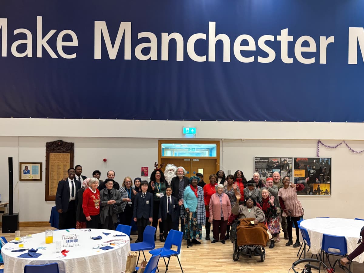 Manchester Academy Brings Festive Joy to Our Senior Citizens
