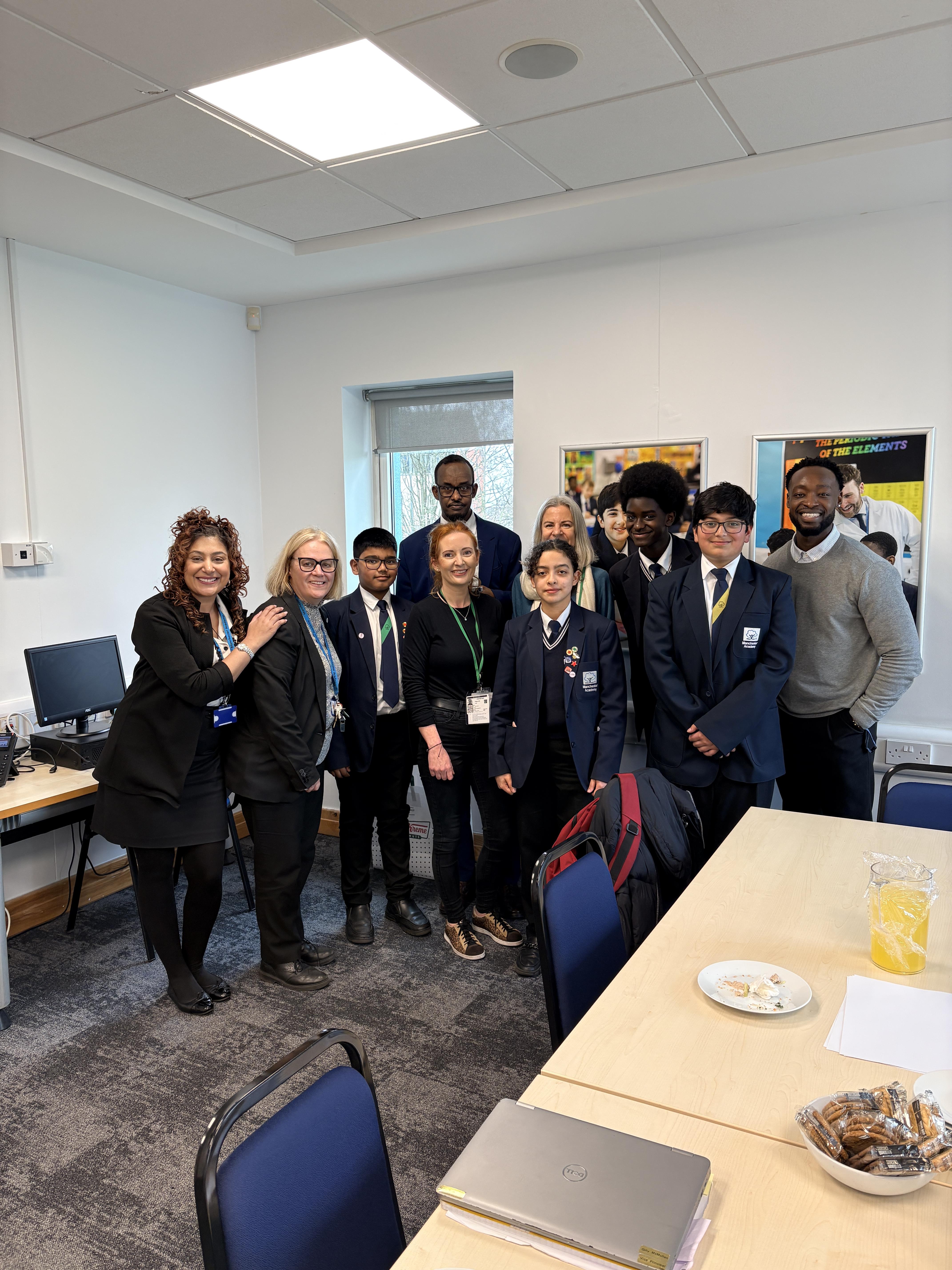 United Communities Leaders Visit Manchester Academy to Celebrate Community Strengths